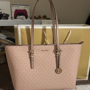 Michael Kors Blush Pink Signature Tote